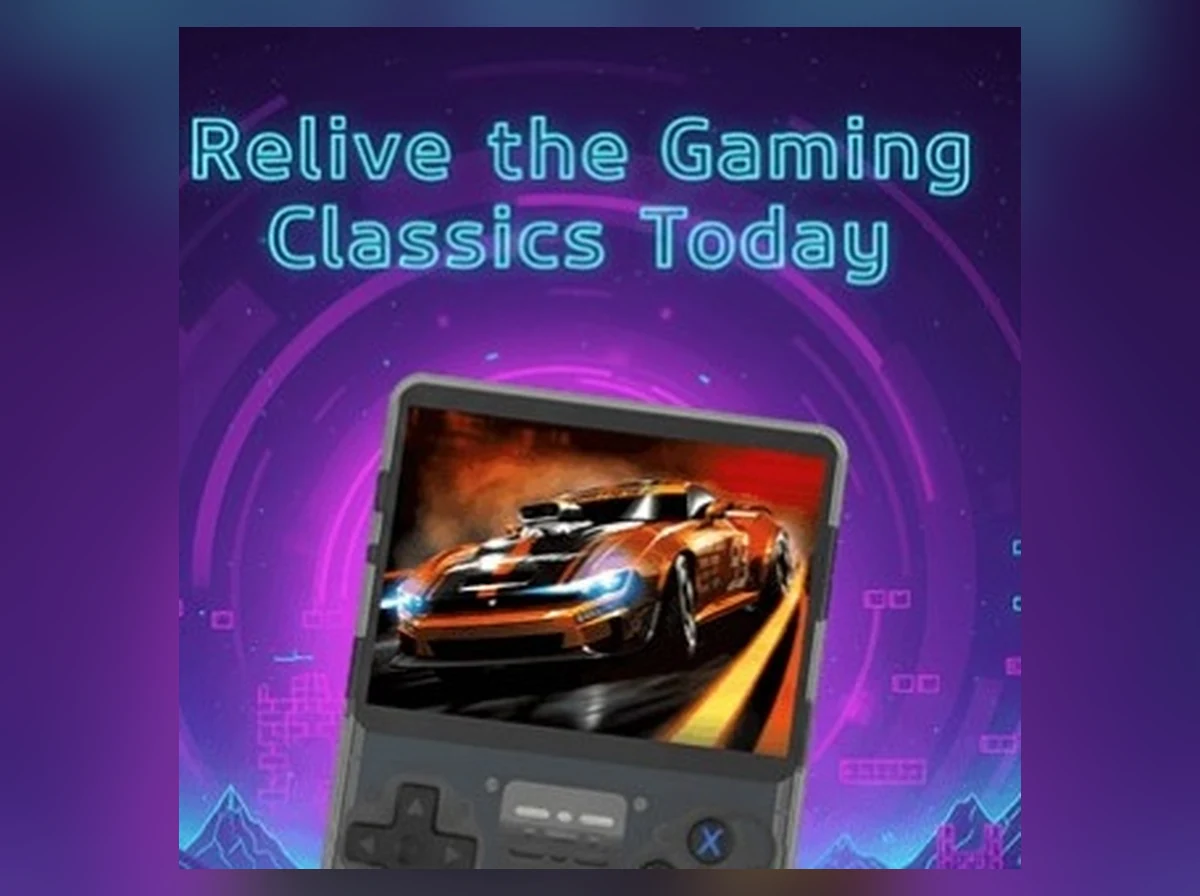 Boltz Retro™ 3.5-Inch IPS Pocket Handheld Classic Gaming Console (15,000+ Classics) Package Contents